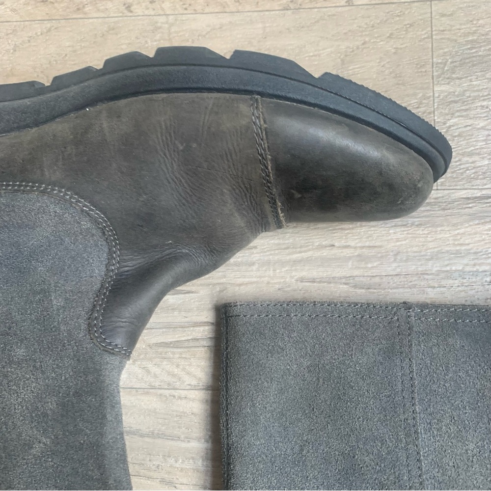 Sorel Major Pull On Buckle Suede Leather Contrast Boots - Picture 5 of 16